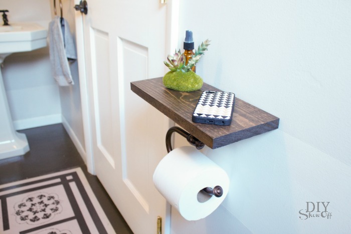 Toilet Paper Holder Shelf