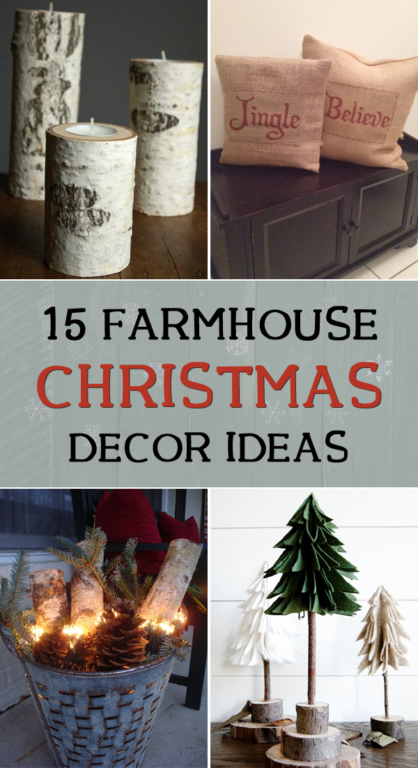 15 Farmhouse Christmas Decor Ideas