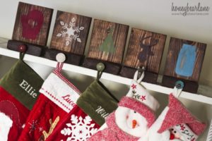 Rustic Stocking Holders