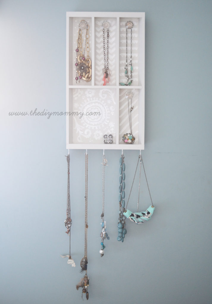 Make a Jewelry Holder from a Cutlery Tray