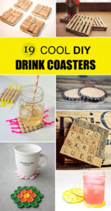19 Cool DIY Drink Coasters