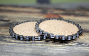 Bike Chain Coasters