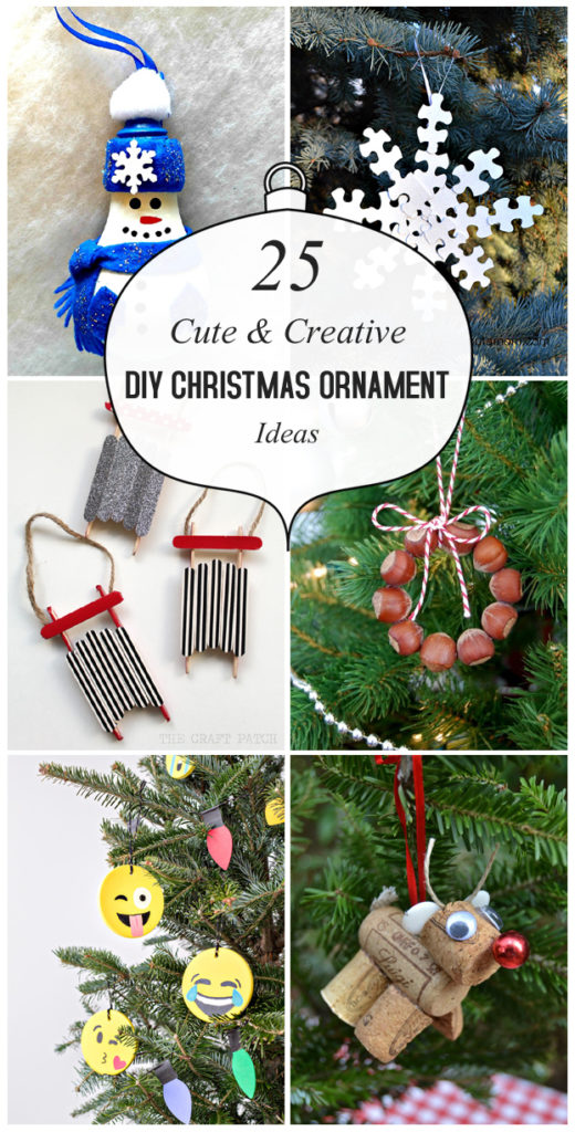 25 Cute And Creative DIY Christmas Ornament Ideas