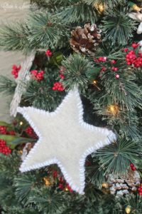 Rustic Sweater Star Ornament