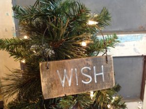 Rustic Wood Christmas Ornament Sign