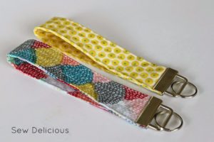 Scrap Fabric Key Fobs