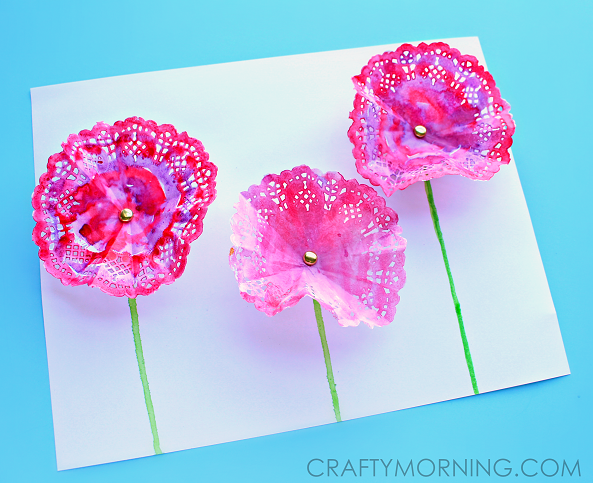 3D Doily Flowers