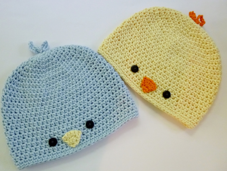 Baby Chick Crochet Hats