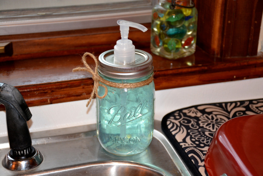 Mason Jar Soap Dispenser