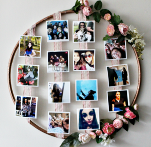 Floral Photo Hoop
