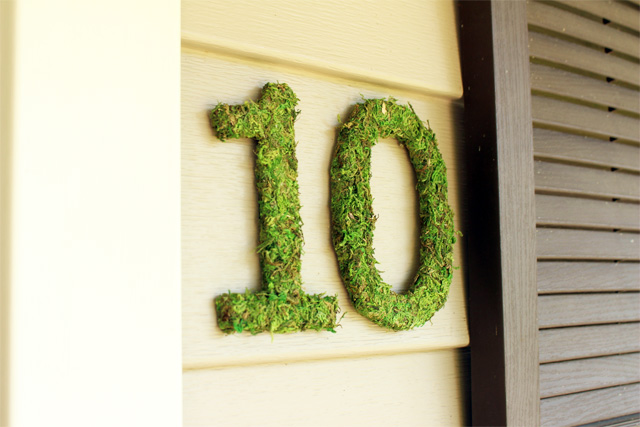 Moss House Numbers
