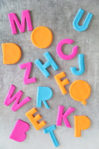 Clay Alphabet Magnets