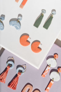 clay earrings