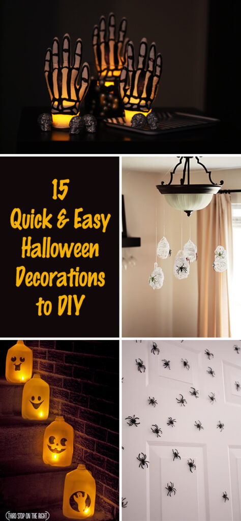15 Quick and Easy Halloween Decorations to DIY