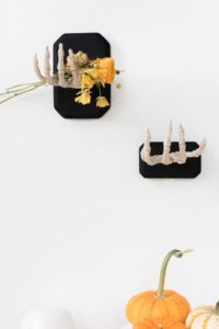 skeleton hand shelves