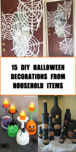 15 Cheap and Easy DIY Halloween Decorations from Household Items