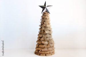 Burlap Christmas Tree
