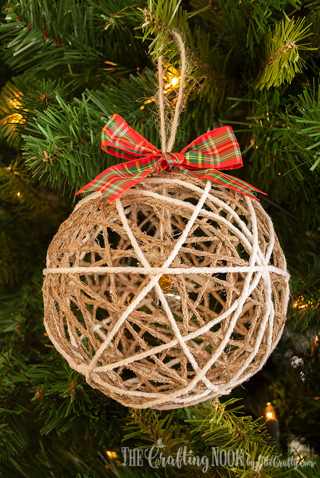 Twine Ball Christmas Ornament