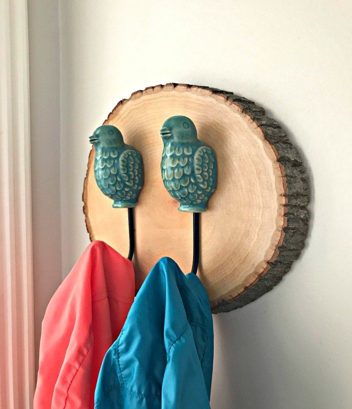 Wood Slice Wall Hook