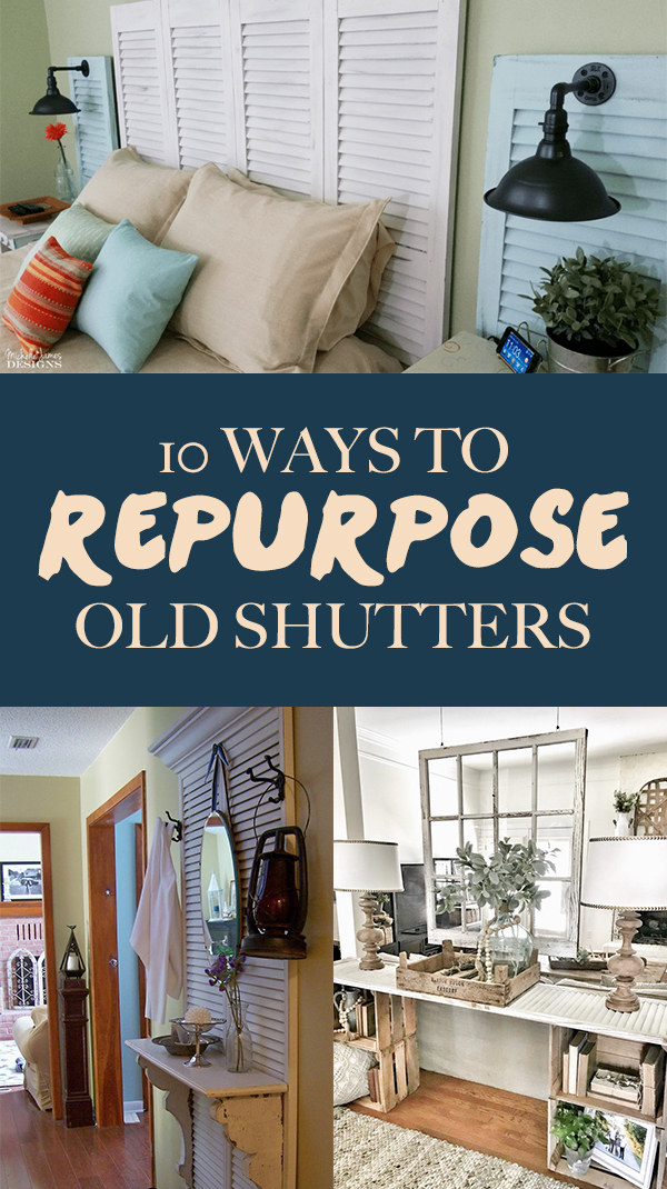 10 Ways to Repurpose Old Shutters to Add Vintage Charm to Your Home