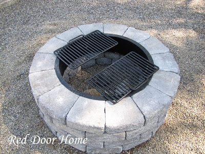 Fire Pit with Barbecue Grill