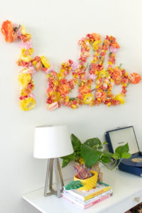 Floral Word Art