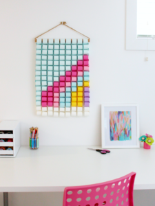 Rainbow Paper Chain Wall Hanging