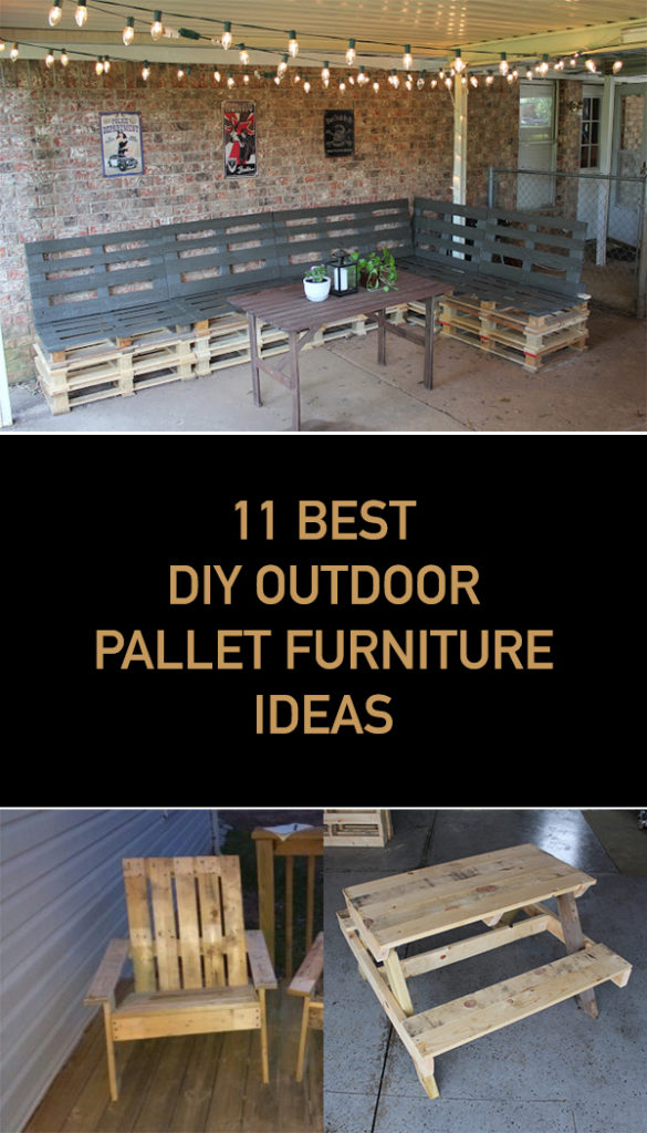 11 Best DIY Outdoor Pallet Furniture Ideas