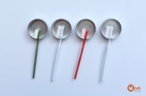 Simple Bottle Cap Toothbrush Holder