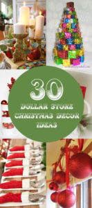 30 Dollar Store Christmas Decor Ideas